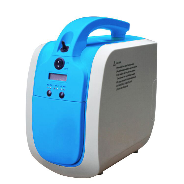 5L Sisan Pulse Portable Atẹgun Concentrator Itumọ ti ni Batiri