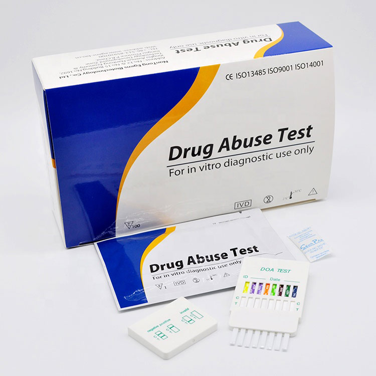 Afọwọsi Doa 8 ni 1 Multi Panel Drug Of Abuse igbeyewo