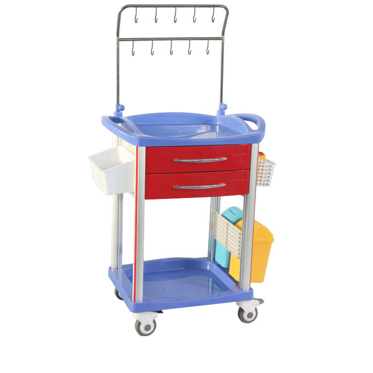 Akọkọ-iranlowo ABS Medicine Ifijiṣẹ Trolley