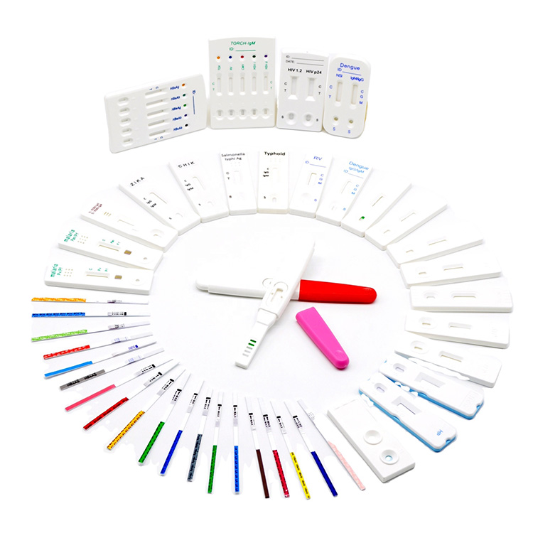 Antijeni Aisan Iṣoogun ti Ipeye giga Ati Neutralizing Antibody Malaria Igg Igm Hiv Hcg Flus Pcr A+b Swab Apo Idanwo Dekun