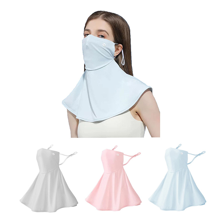 Ice Silk Summer Sunscreen Ọrun Tube Scarf