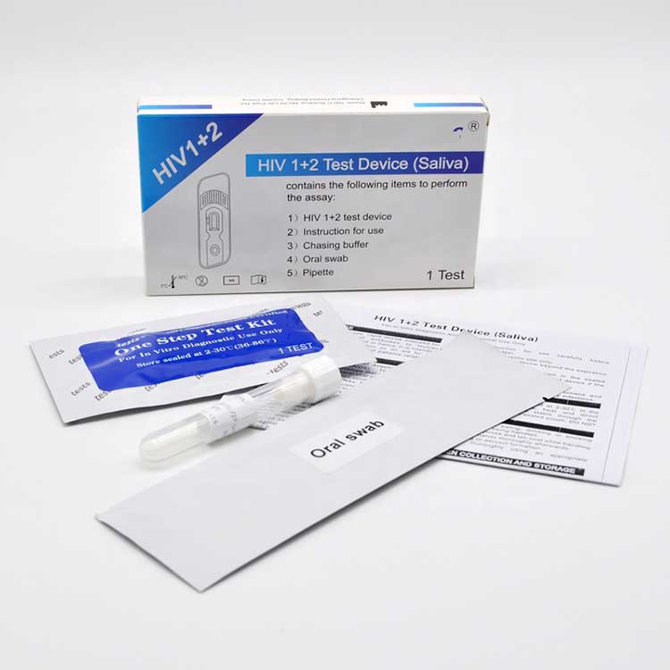 Iṣoogun Oral Hiv Apo Idanwo Ara-ẹni itọ Rapid Test